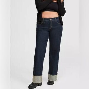 Torrid Dark Blue Straight Leg Jeans